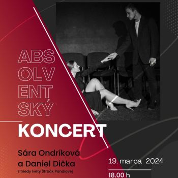 Absolvenský koncert Sára Ondríková a Daniel Dička