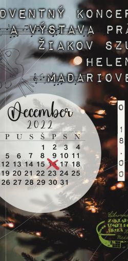 2022 12 vianocny koncert a vystava prac